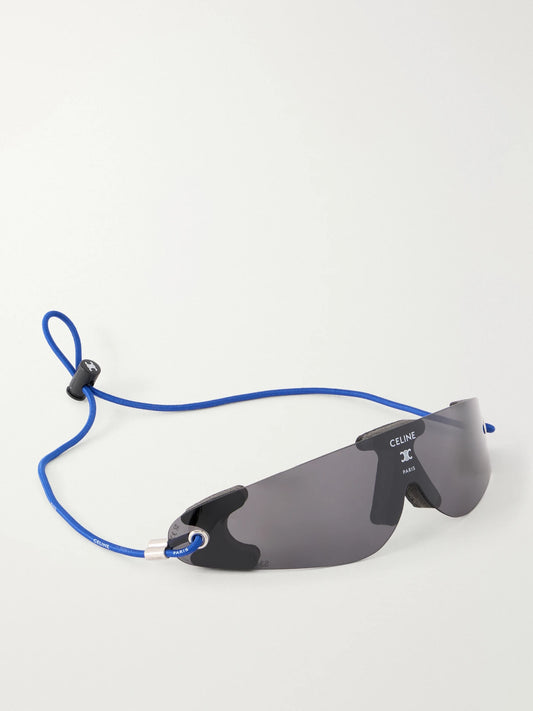 CELINE Eyewear Runner Shield-style Injection Sunglasses
