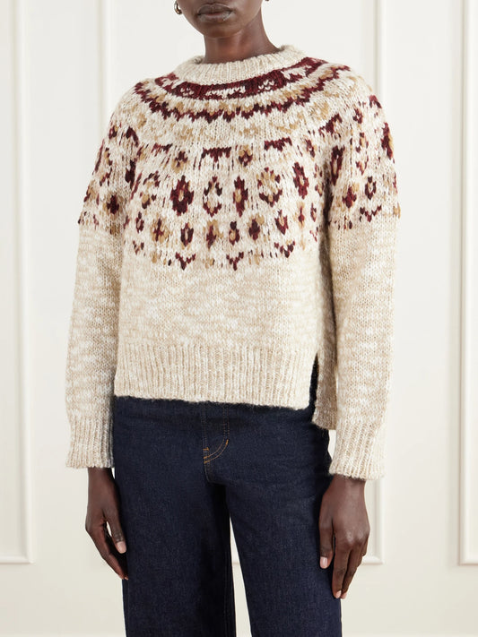Proenza Schouler White Label Lizzy Fair Isle Sweater