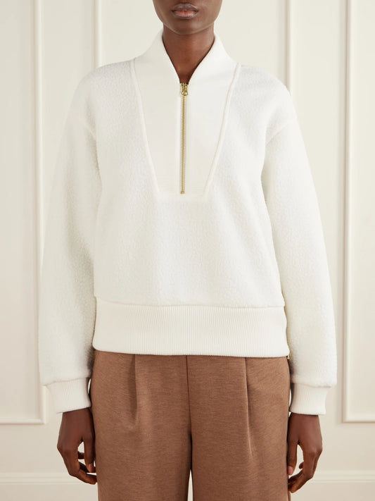Varley Mumford Recycled-fleece Half-zip Sweatshirt
