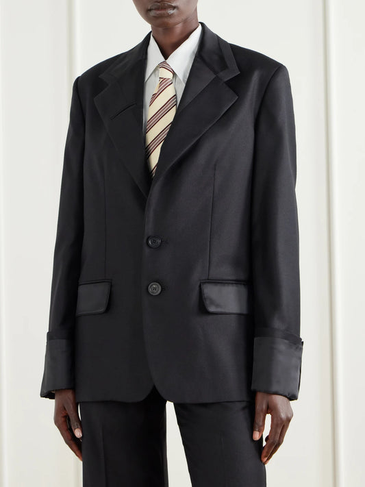 Jean Paul Gaultier Wool-gabardine Blazer