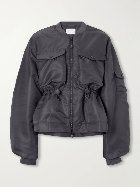 Cecilie Bahnsen Birdie Embellished Padded Shell Bomber Jacket