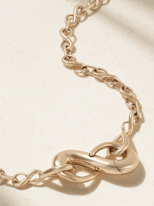 Myriad Lock 18-karat Gold Necklace