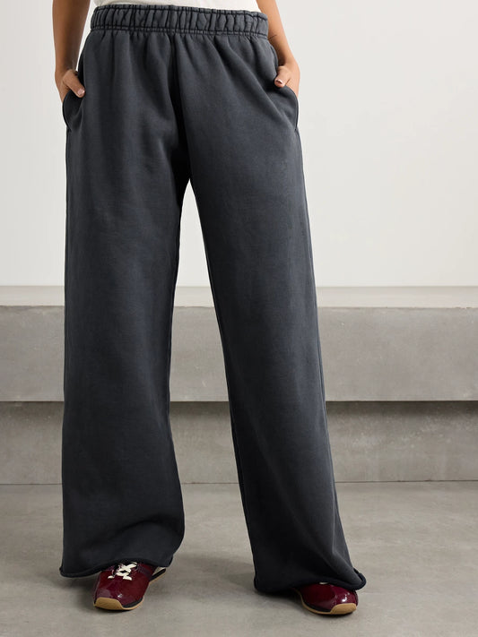 Cotton-jersey Track Pants