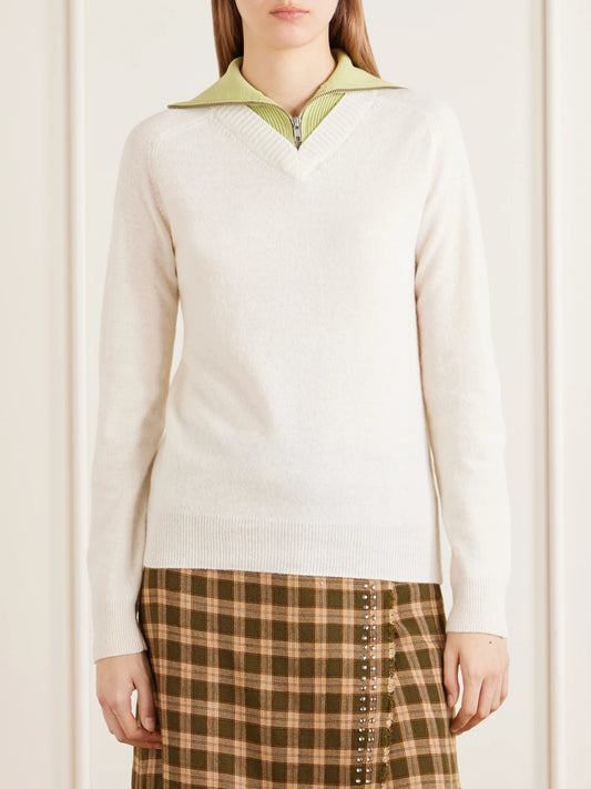 MM6 Maison Margiela Ribbed Wool-blend Sweater