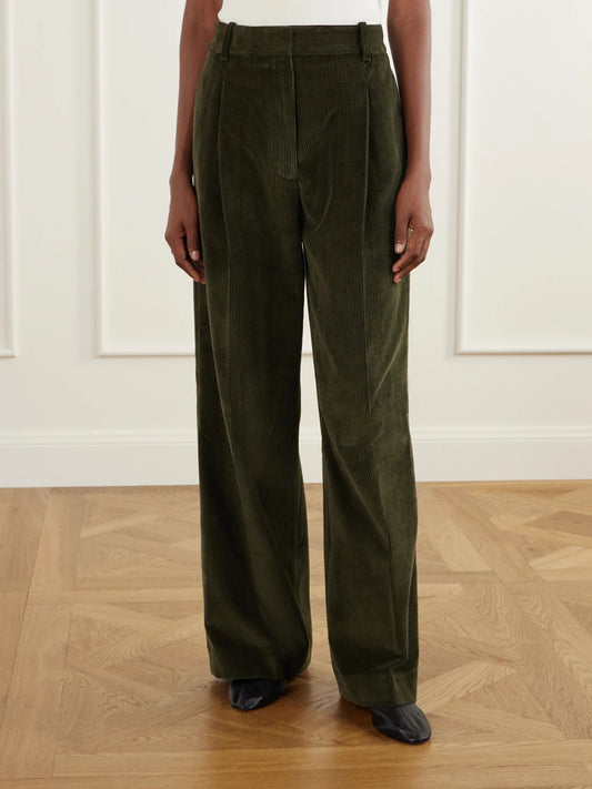 RÓHE Ted Cotton-corduroy Wide-leg Pants