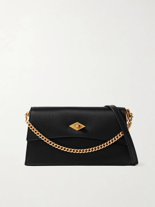 Métier Roma Silk-satin Shoulder Bag