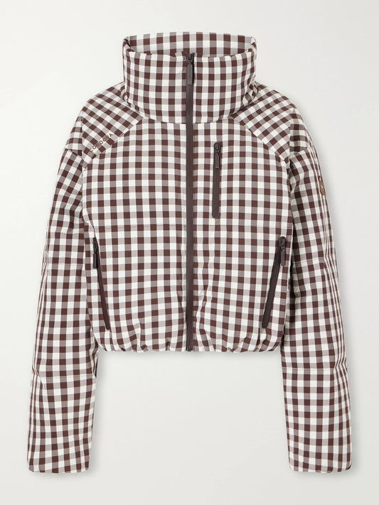 Cordova Cortina Checked Shell Down Ski Jacket