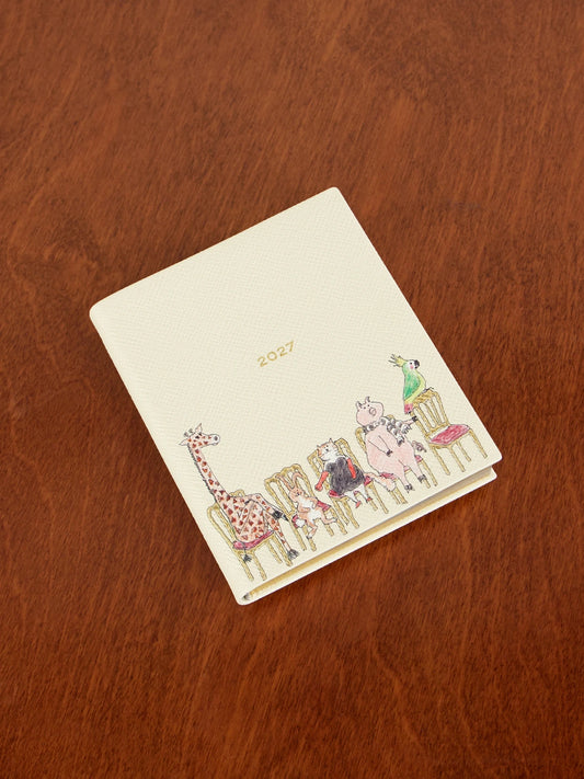 Smythson + Grace Coddington Fashion 2027 Textured-leather Diary