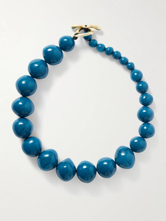 Boulder Beads Resin Necklace