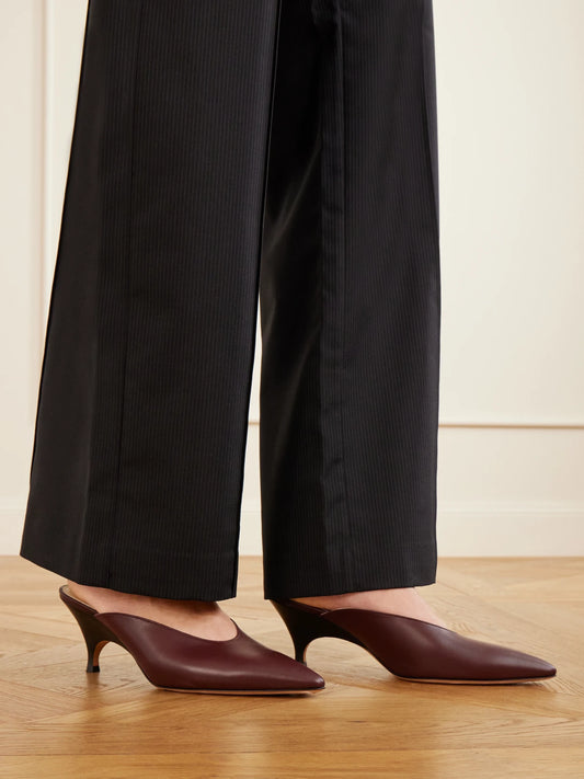 Petra 65 Leather Mules