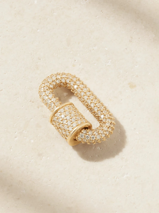 Allstone Chubby Babylock 14-karat Gold Diamond Pendant
