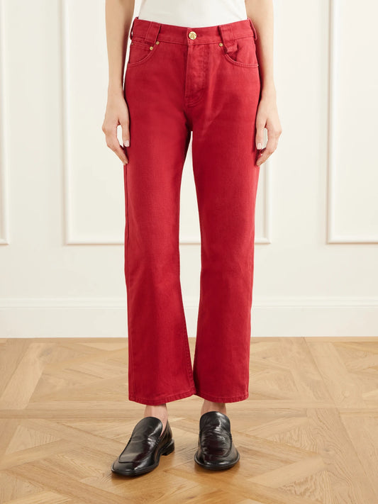 Willy Chavarria Chente Mid-rise Straight-leg Jeans