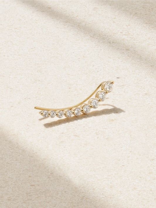 Anita Ko 18-karat Gold Diamond Single Earring