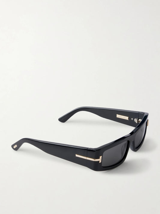 Square-frame Acetate Sunglasses