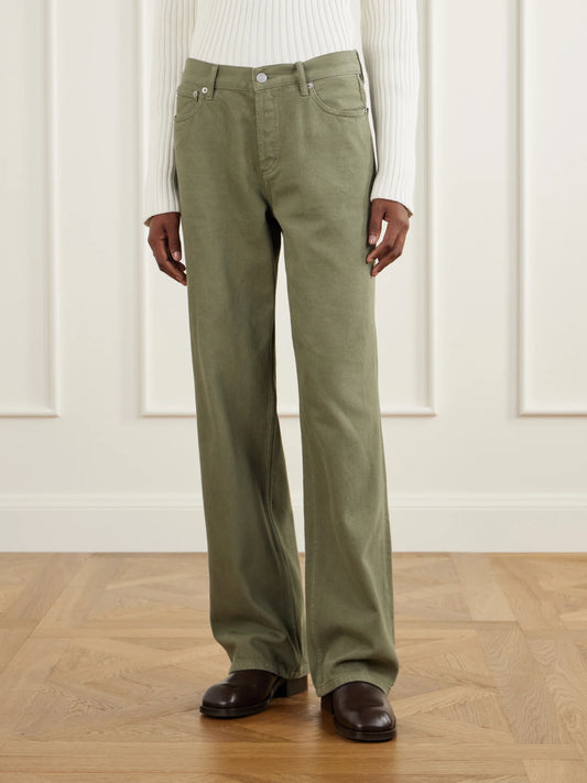 Still Here Everyday Mid-rise Straight-leg Jeans