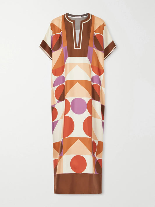 Eres Marisa Silk-twill Kaftan