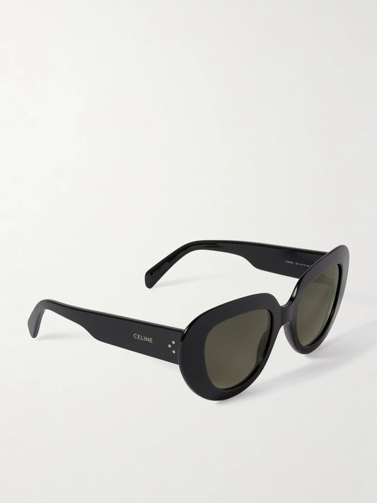 Oversized Butterfly-frame Acetate Sunglasses