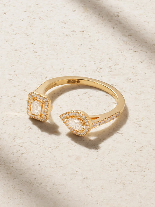 My Twin Toi & Moi 18-karat Gold Diamond Ring