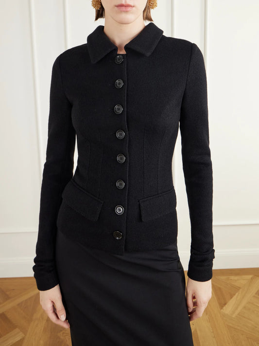 Dolce & Gabbana Darted Wool-felt Jacket