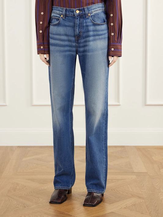 Jamie Haller The Chic Straight Mid-rise Jeans