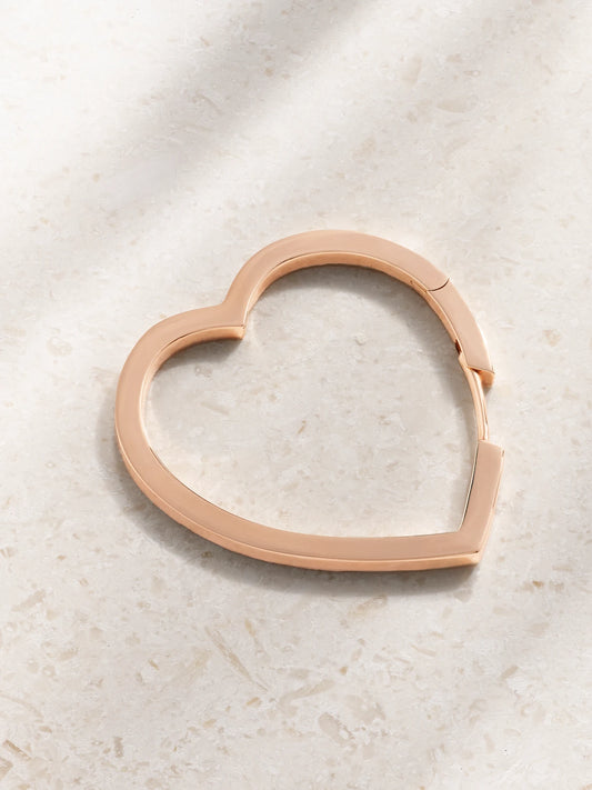 Antifer Heart Large 18-karat Rose Gold Single Earring