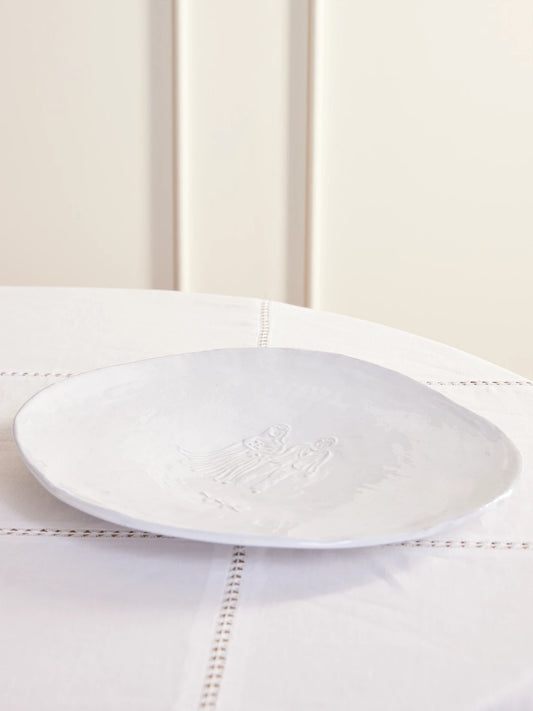 Wedding Engraved Ceramic Platter