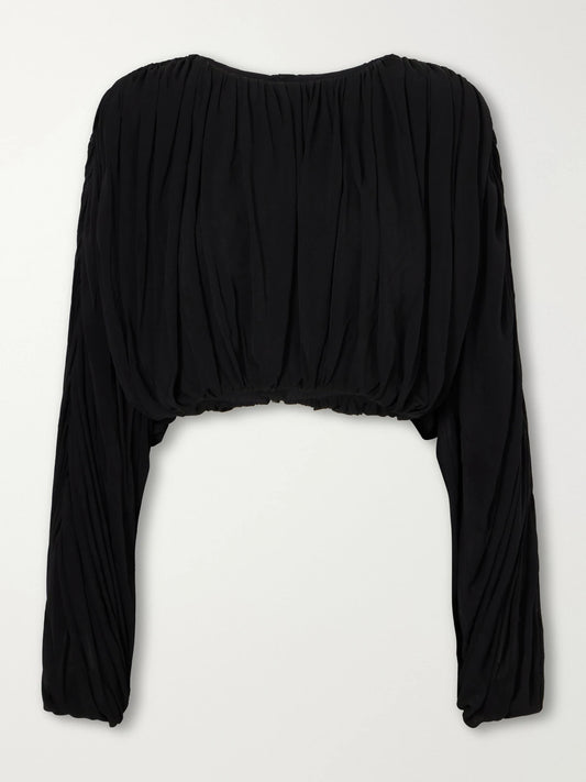 Heirlome Micka Jersey Draped Blouse