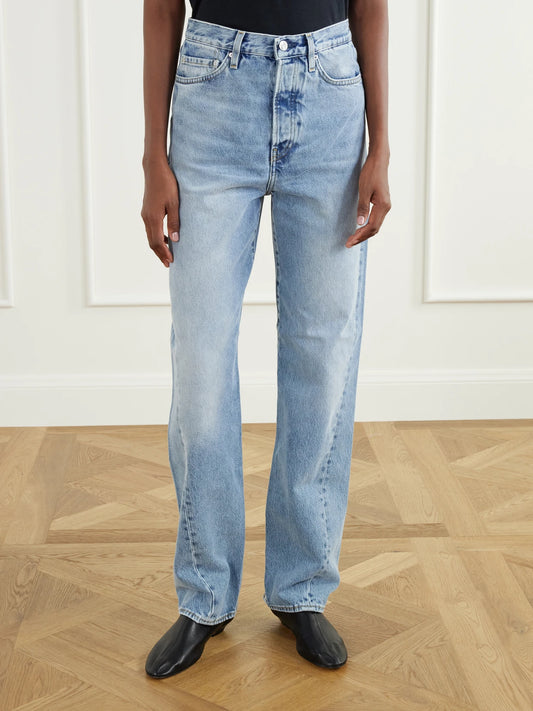 TOTEME Mid-rise Straight-leg Organic Jeans
