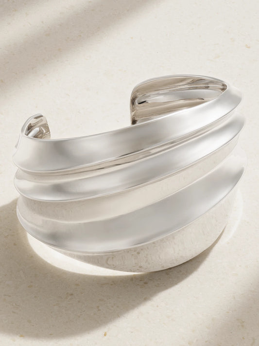 Flux Recycled Sterling Silver Cuff