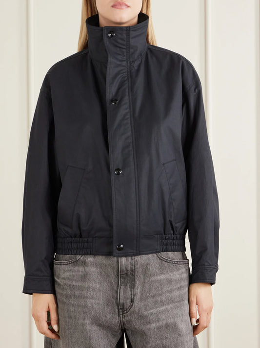 Nili Lotan Klaire Cotton-blend Shell Jacket