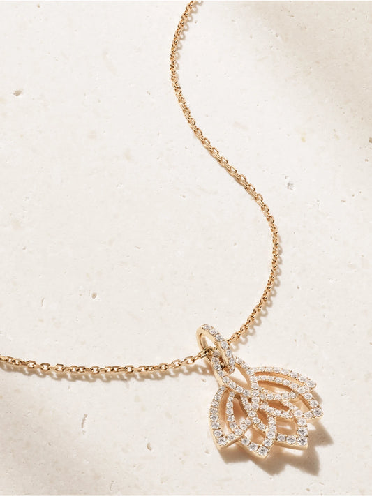 18-karat Rose Gold And Diamond Necklace
