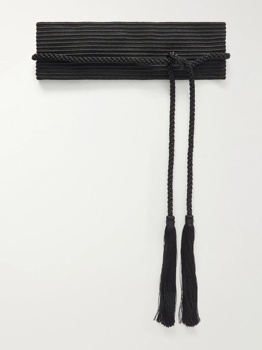 Le Sundial Vesper Tassel-detailed Grosgrain Belt