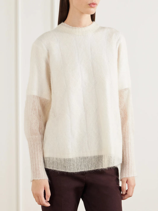 Joseph Delfina Mohair And Silk-blend Sweater