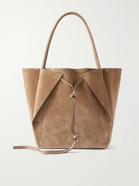 Gabriela Hearst Marija Tasseled Suede Tote