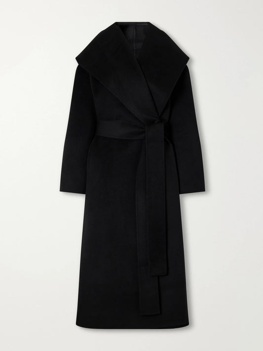 TOTEME Belted Wool-doublé Wrap Coat