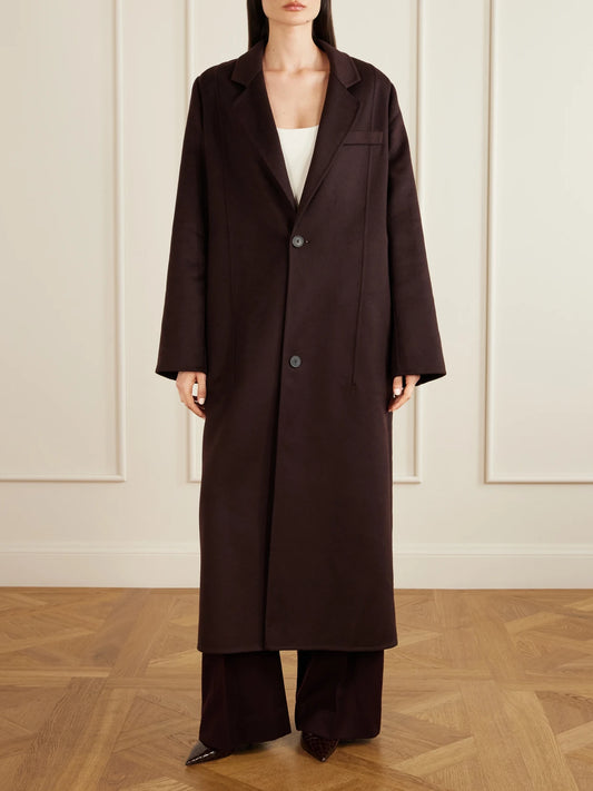 Wool-blend Coat