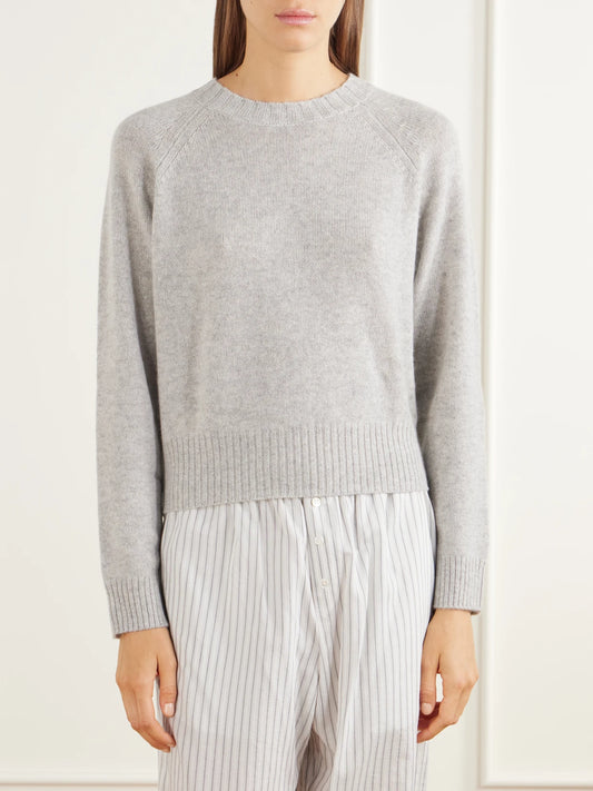 Allude Rib-trimmed Cashmere Sweater