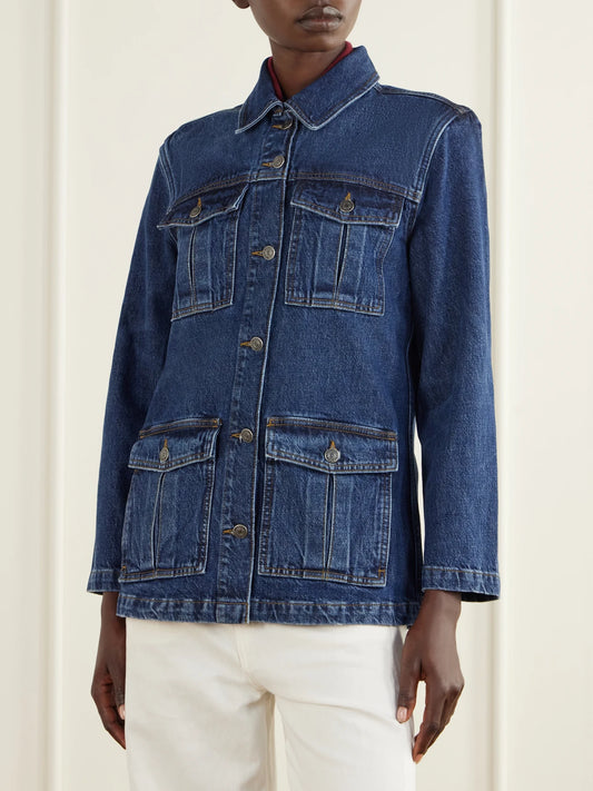 FRAME The Denim Utility Denim Jacket