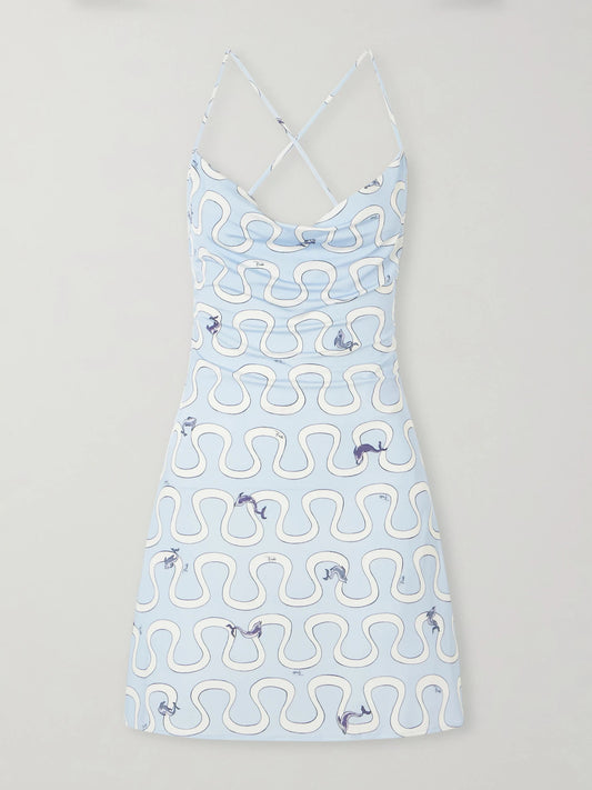 PUCCI Printed Satin Dress