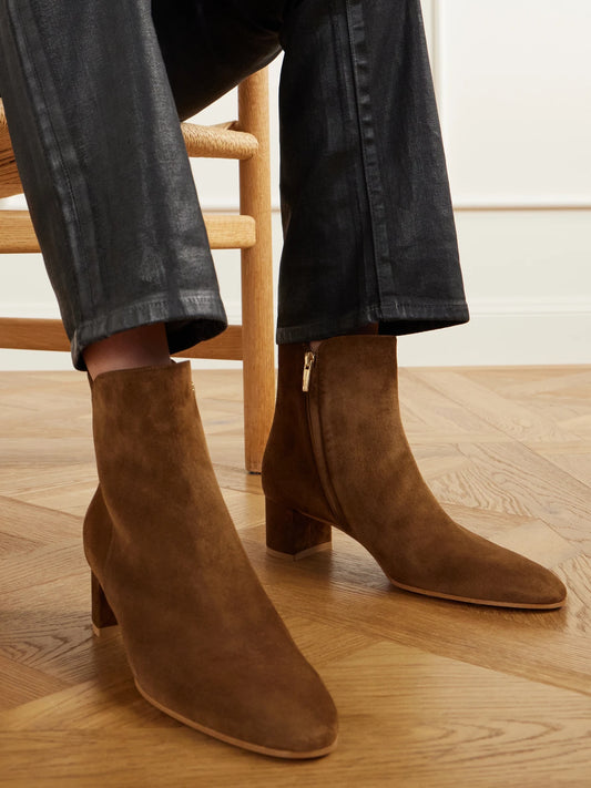 Gianvito Rossi 55 Suede Ankle Boots