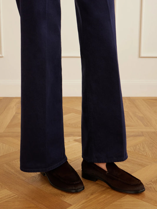 Studded Calf Hair Loafers