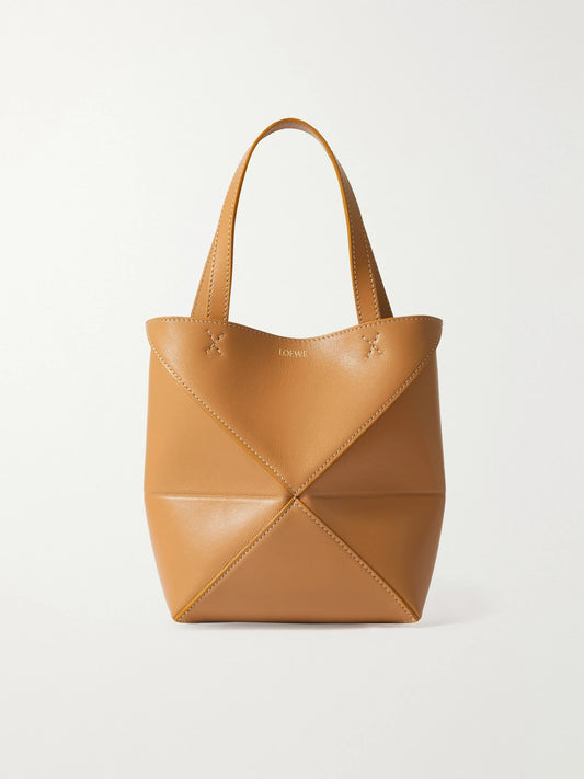 Puzzle Convertible Mini Leather Tote