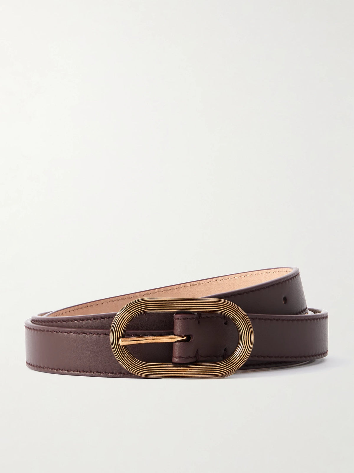 Leather Skinny Belt