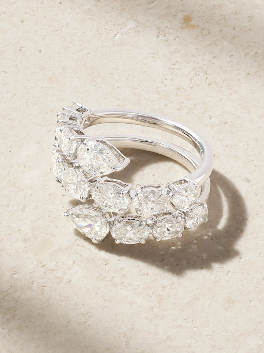 Kamyen 18-karat White Gold Diamond Ring