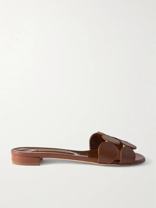 Haribalmu 10 Cutout Leather Slides