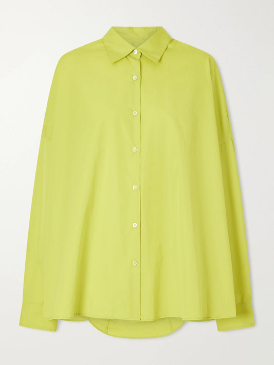 Dries Van Noten Darted Cotton-poplin Shirt