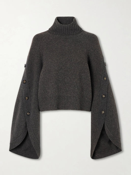 Zimmermann Valiant Merino Wool Turtleneck Sweater