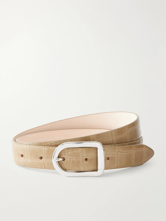 Déhanche Mija Embossed Leather Belt