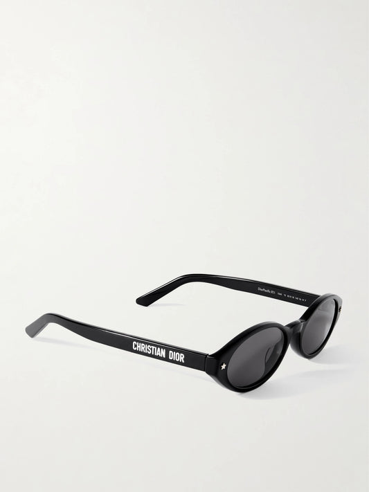 Diorpacific R1i Oval-frame Acetate Sunglasses