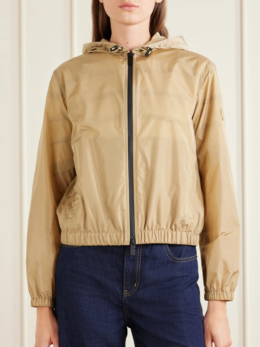 Nelson Hooded Printed Shell Jacket